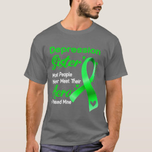 Camiseta Hermana de la Depresión La Mayoría De La Gente Nun