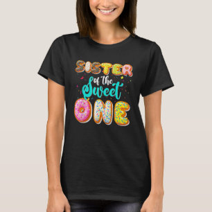Camiseta Hermana De La Dulce Primera Familia De Cumpleaños 