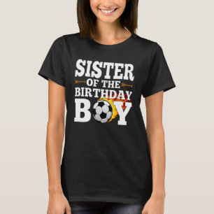 Camiseta Hermana de la familia Birthday Boy Soccer