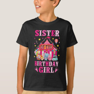 Camiseta Hermana De La Familia Chica Circus Carnival