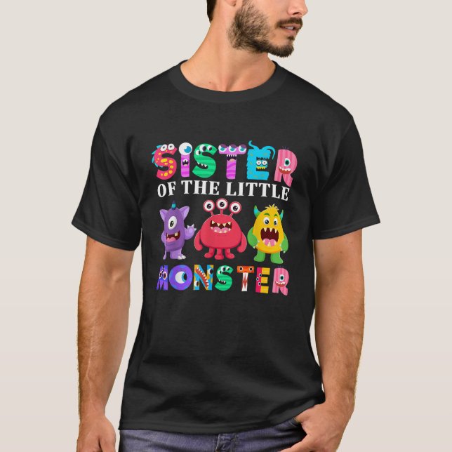 Camiseta Hermana De La Familia De La Fiesta De Cumpleaños D (Anverso)