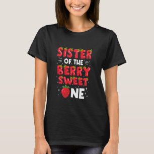 Camiseta Hermana De La Familia De La Fresa Dulce De La Baya
