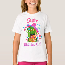 Camiseta Hermana de la fiesta de primer cumpleaños | Fiesta