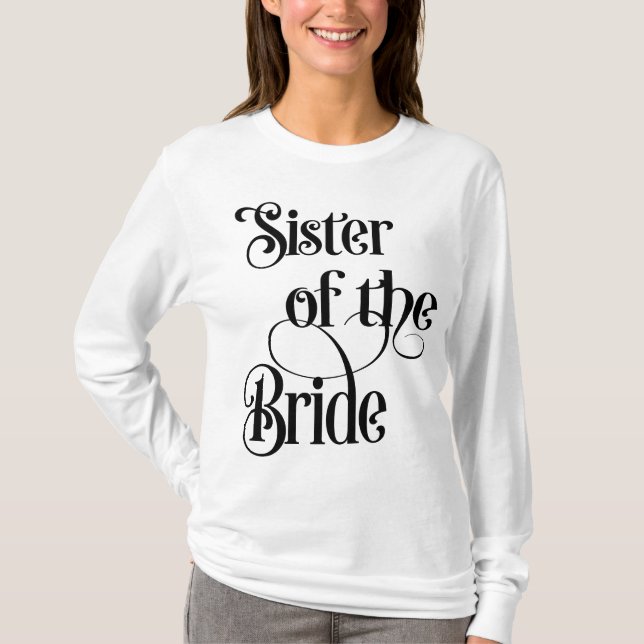 Camiseta Hermana de la Novia (Anverso)