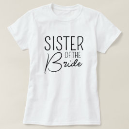 Camiseta Hermana de la novia - Boda de la familia educada