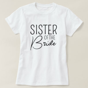 Camiseta Hermana de la novia - Boda de la familia educada