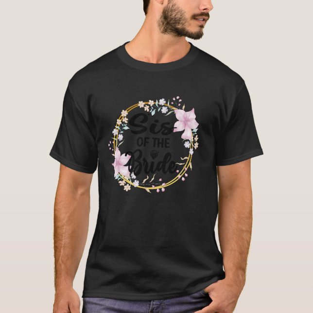 Camiseta Hermana de la Novia Despedida de Soltera Hermana d (Anverso)