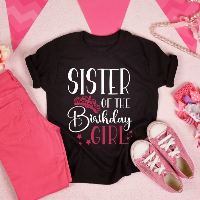 Camiseta Hermana de la partida de Personalizado del Chica d (Subido por el creador)