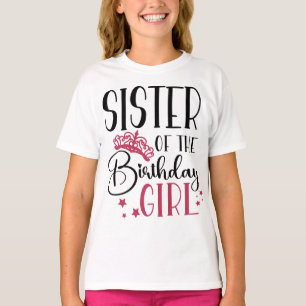 Camiseta Hermana de la partida de Personalizado del Chica d