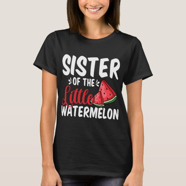 Camiseta Hermana De La Pequeña Familia De Frutas Veraniegas (Anverso)