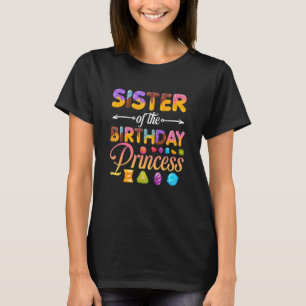 Camiseta Hermana De La Princesa De Cumpleaños Donut Birthda