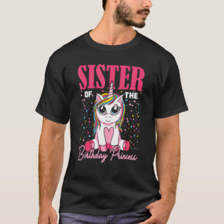 Camiseta Hermana De La Princesa De Cumpleaños Promovida Al 
