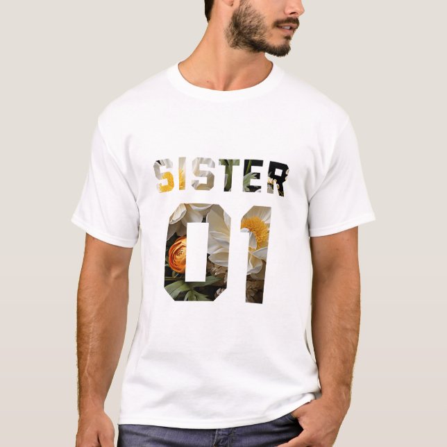 Camiseta Hermana de las flores 01 (Anverso)