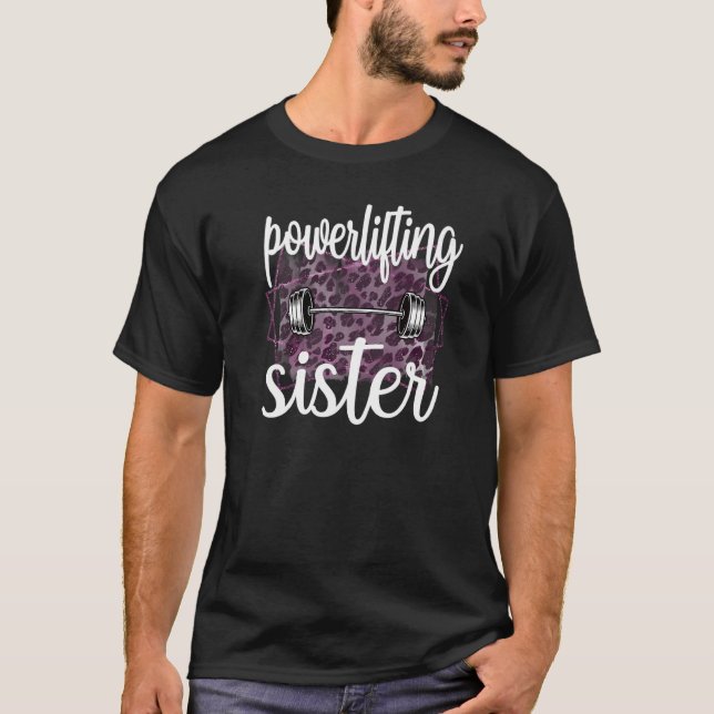 Camiseta Hermana De Levantamiento Poderoso De Un Emisor Sis (Anverso)