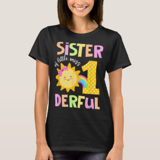 Camiseta Hermana de Little Miss Onederful en su primer cump