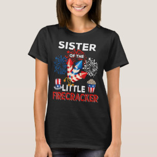 Camiseta Hermana De Los Pequeños Fuegos Artificiales Del Ra