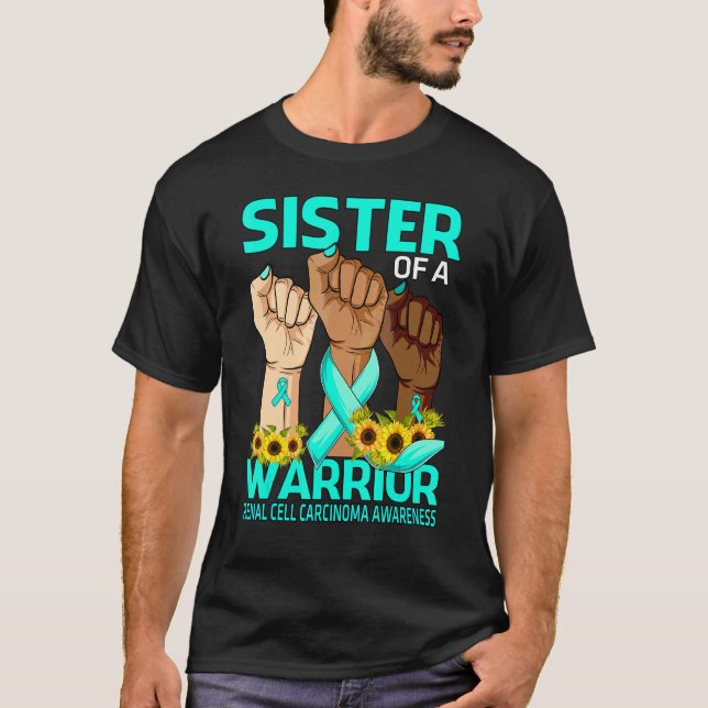 Camiseta Hermana de Mano de un Guerrero Cáncer de Células R (Anverso)