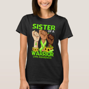 Camiseta Hermana De Mano De Un Guerrero Lyme Conciencia Sun