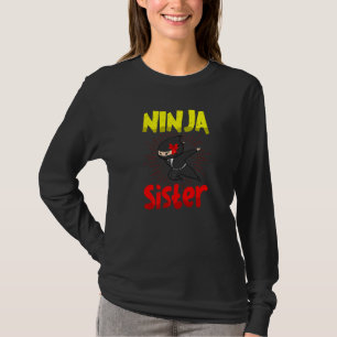 Camiseta Hermana de Ninja Mercenario Japonés Shinobi Kunai 