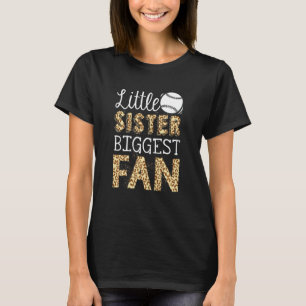 Camiseta Hermana de Softball Leopard Graphic Women 1