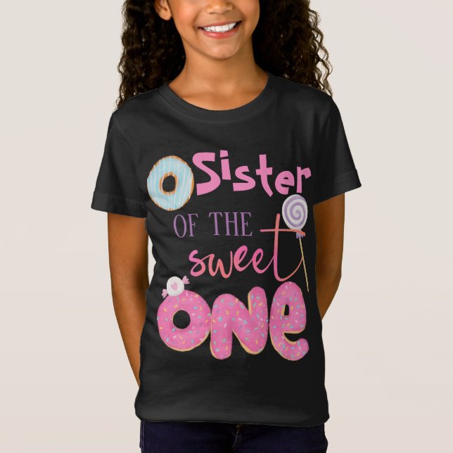 Camiseta Hermana de The Sweet One Brother 1er cumpleaños Do (Anverso)