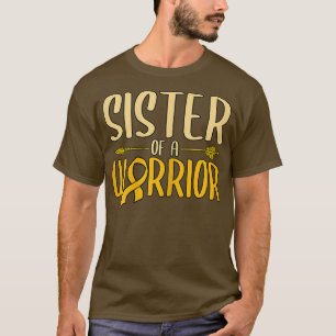 Camiseta Hermana De Un Guerrero Concienciación Sobre El Cán
