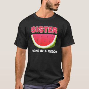 Camiseta Hermana De Una De Las Familias De Melón Coincidien