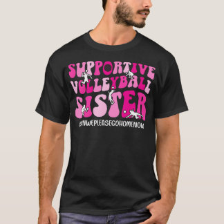 Camiseta Hermana de voleibol solidaria Jugadora de voleibol