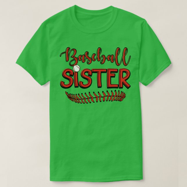 Camiseta Hermana del Béisbol (Diseño del anverso)
