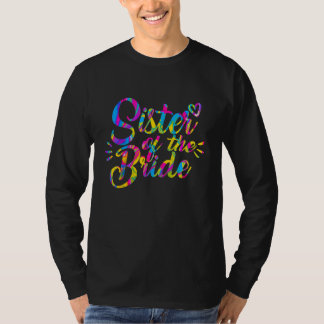 Camiseta Hermana Del Boda De La Novia Coincidiendo Con La M