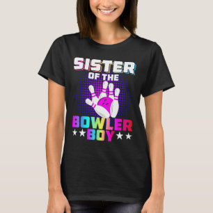 Camiseta Hermana Del Bola De La Familia De Bowler