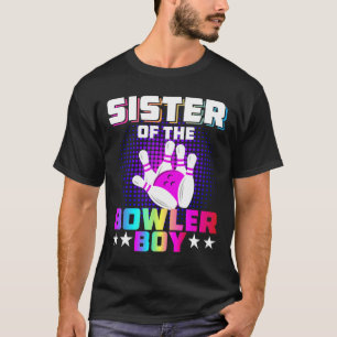 Camiseta Hermana Del Bola De La Familia De Bowler