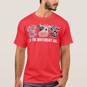 Camiseta Hermana del cumpleaños de boy Cow Farm