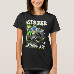 Camiseta Hermana del cumpleaños del monstruo del bebé