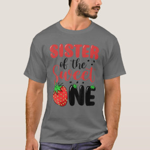 Camiseta Hermana Del Dulce Una Fresa Primer Nacimiento