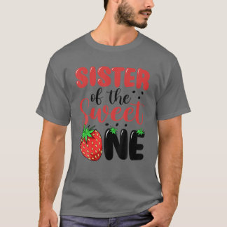 Camiseta Hermana Del Dulce Una Fresa Primer Nacimiento
