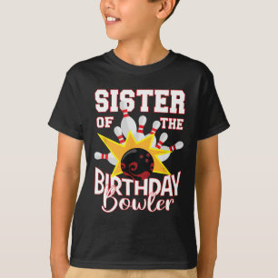 Camiseta Hermana Del Fiesta De La Bola Juvenil De Cumpleaño