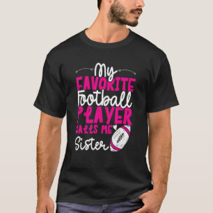 Camiseta Hermana del fútbol futbolista