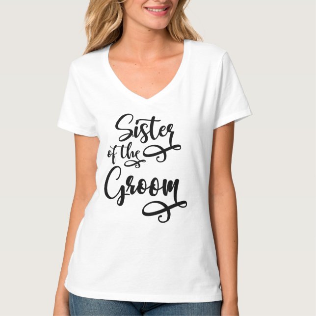 Camiseta Hermana del Groom (Anverso)