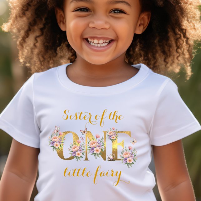 Camiseta Hermana del jardín de hadas cumpleaños 1 (Subido por el creador)