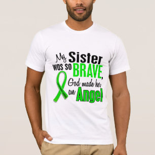 Camiseta Hermana del linfoma Non-Hodgkin del ángel 1