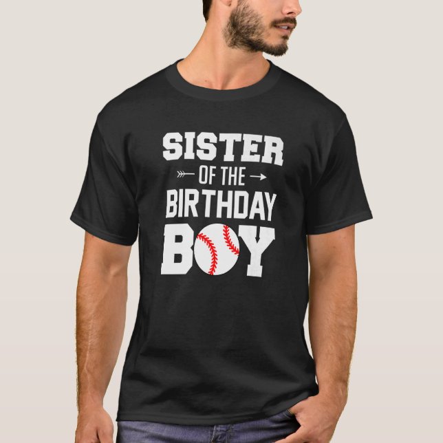 Camiseta Hermana Del Nacimiento Del Niño De La Familia De B (Anverso)