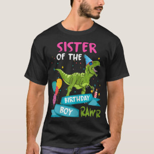 Camiseta Hermana del niño de cumpleaños, divertida madre de