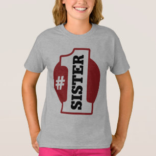 Camiseta Hermana del número 1