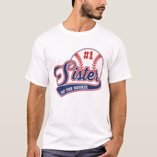 Camiseta Hermana del Rookie del Primer Año de Béisbol (Anverso)