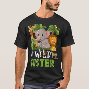 Camiseta Hermana Del Salvaje Anim De La Selva Safari De Cum