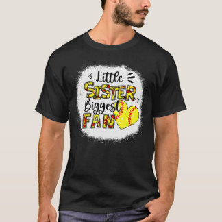 Camiseta Hermana del Softbol Hermana Pequeña Hermana