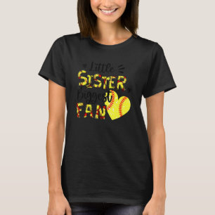 Camiseta Hermana del Softbol Hermana Pequeña Hermana