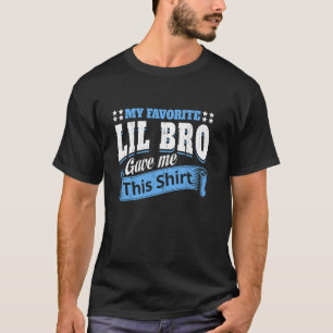 Camiseta Hermana divertida dice que mi hermano amigo favori