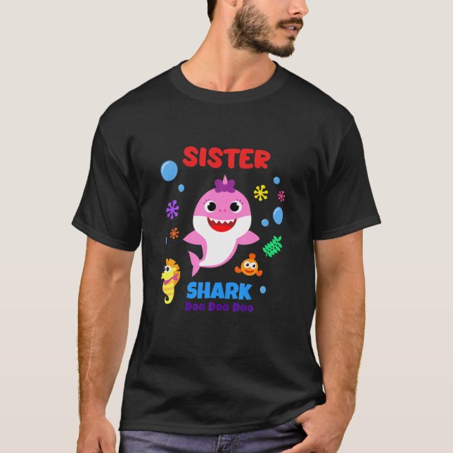 Camiseta Hermana divertida Tister Doo Doo Doo Hermana Tibur (Anverso)